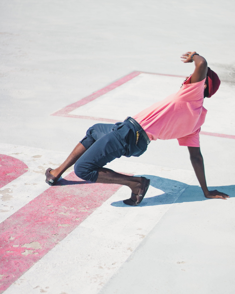hip hop, shadow, man, athlete, practicing, sport, pink, street, 4K, concrete, one Person, lifestyles, outdoors, urban Scene, dancing, minimal, sports Training