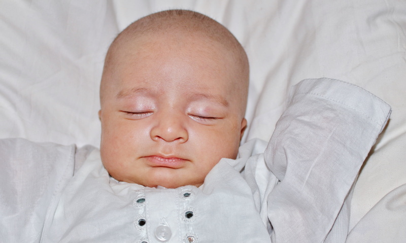 front view, kid, sweet, childhood, boy, face, care, indoors, love, infant, headshot, baby, white, sleeping, one person, newborn, young, bed, little, 4K