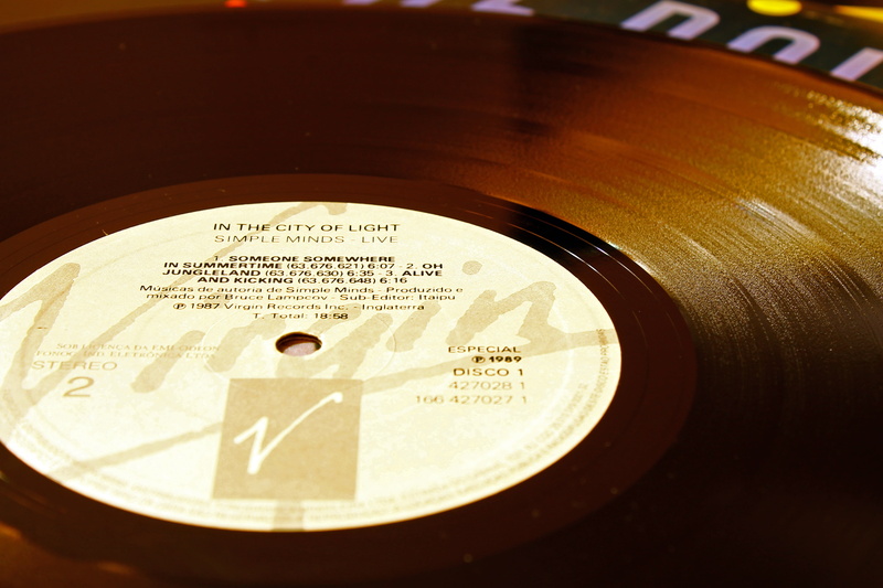 close-up, classic, vinyl, record, sound, label, circle, 4K, music, drink, focus on foreground, wood - material, arts culture and entertainment, black