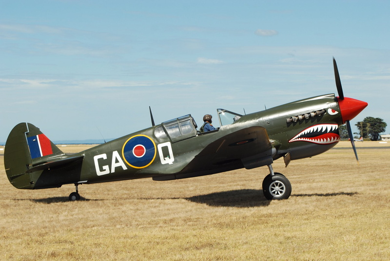 aircraft, p-40, aeroplane, flight, warhawk, 1080P, war, airshow, american, curtiss, fighter, flying, airplanes