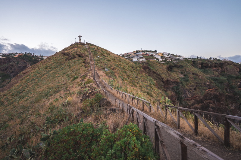 island, zeiss, nature, cristo rei, non-urban scene, architecture, atlantic, tranquility, built structure, travel, trip, environment, day, landscape, cacti