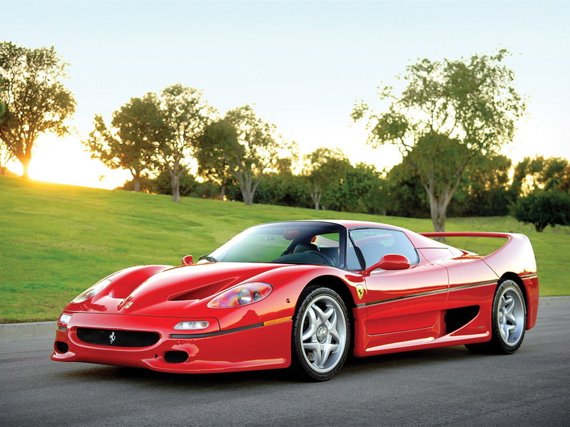 supercar, preserial, 1995, 1080P, ferrari, f50