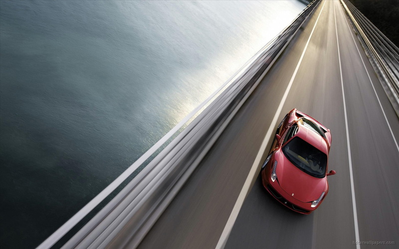 1080P, italia, ferrari, supercar, cars, coupe, red, sports