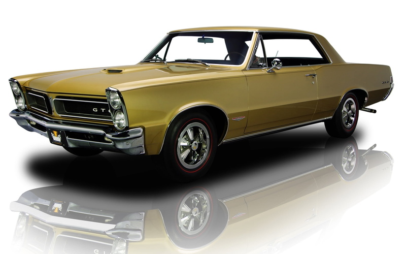stationary, brown, Tempest, Coupe, transportation, collectors car, muscle, metal, GTO, 1965, motor vehicle, silver colored, Pontiac, car, studio shot, the front