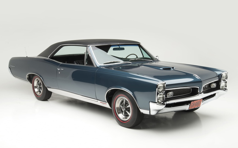 vintage car, GTO, transportation, stationary, 1080P, indoors, the front, silver colored, convertible, Muscle car, Hardtop, Coupe, Tempest, studio shot
