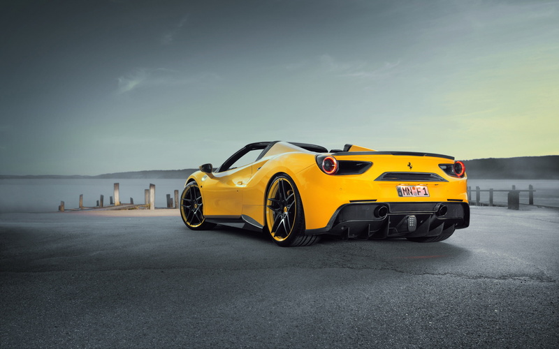 novitec backgrounds, download 3840x2400 ferrari, 4K, yellow, ferrari, Rosso