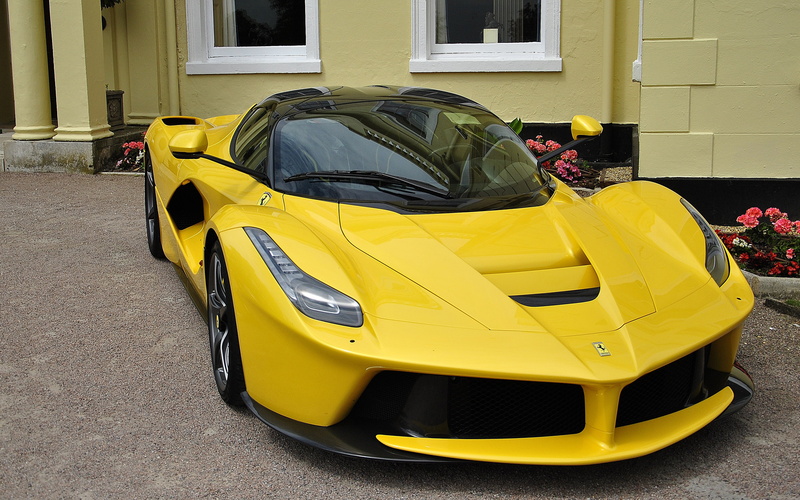 ferrari, sports car backgrounds, 4K, download 3840x2400 ferrari, side view