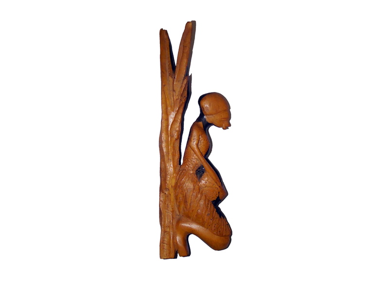 art and craft, brown, design, creativity, arts crafts, close-up, africa, copy space, studio shot, indoors, 2K, figure, nubian, wood - Material, single object