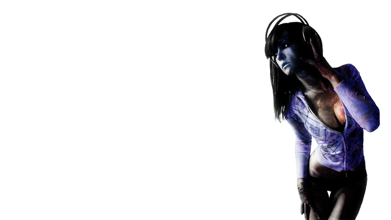 studio Shot, shirt, lifestyles, purple, women, full Length, people, hairstyle, back Lit, action, obscured face, leisure activity, human body part, universe