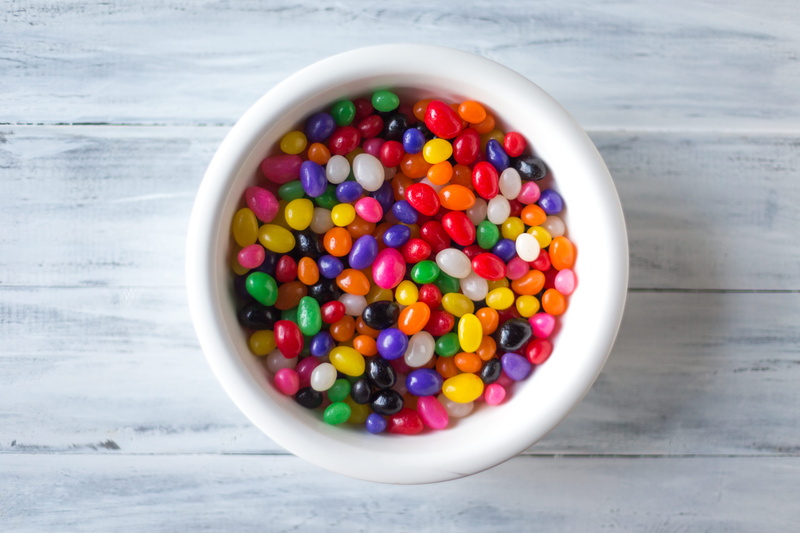 abundance, table, round, variation, jelly beans, studio shot, flavors, close-up, candy, single object, sweet food, sweets, food, excess, choice, colors