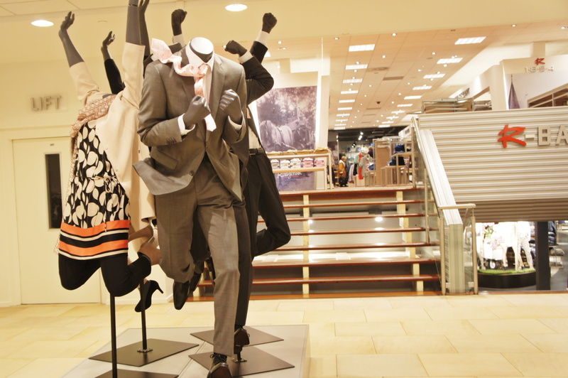 business, men, room, incidental people, dresses, white, adult, shop, mannequins, full length, casual clothing, retail, inside, suit, real people, suits