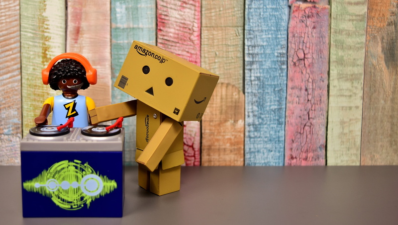 people, portrait, indoors, smiling, audio, sound studio, technology, music, business, multimedia, cardboard box, 5K, child, fun, mixer, figures, box, danbo
