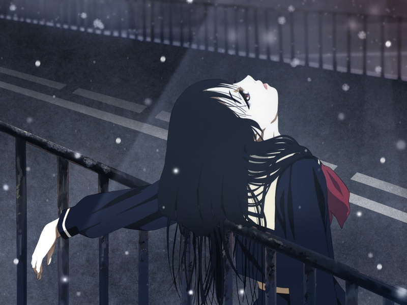 enma, black, ai, school, Jigoku Shoujo, x, 720P, school uniforms, uniforms, jigoku, anime, hot, hd, shoujo, hair, art