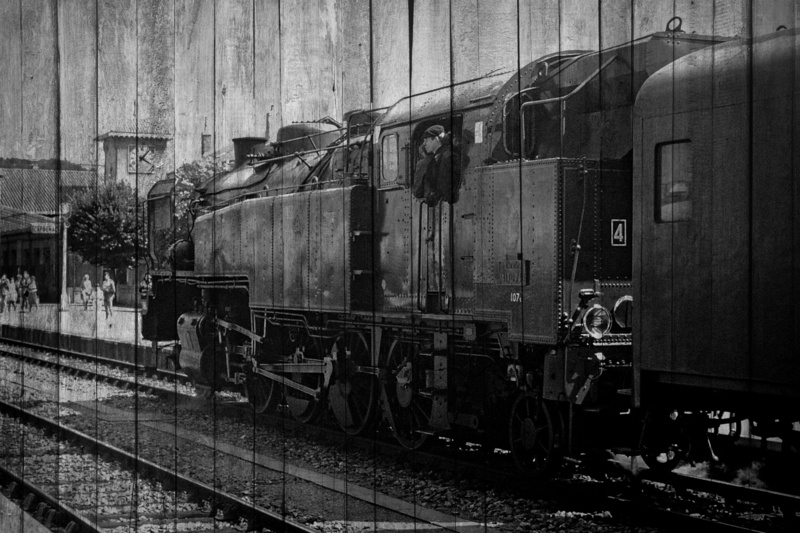 architecture, public transportation, railroad track, decoration, old, rail transportation, land vehicle, structure, steam locomotive, mode of transportation