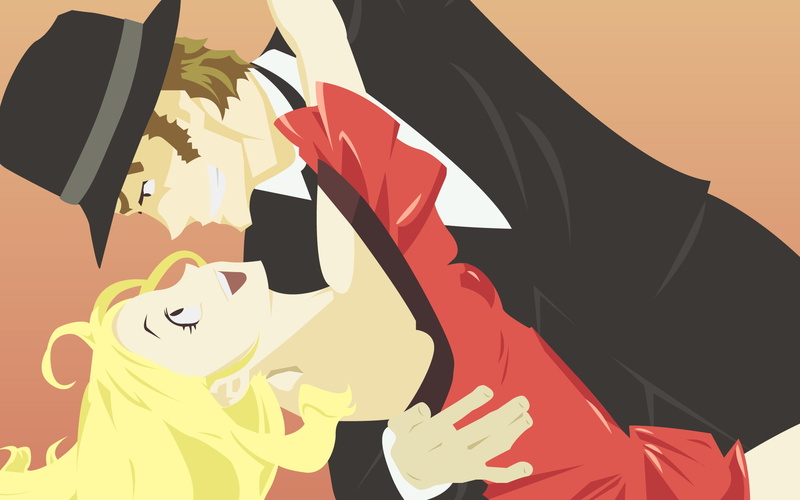 indoors, front view, hand, communication, representation, anime, real people, men, lifestyles, Baccano!, close-up, one person, leisure activity, wireless technology