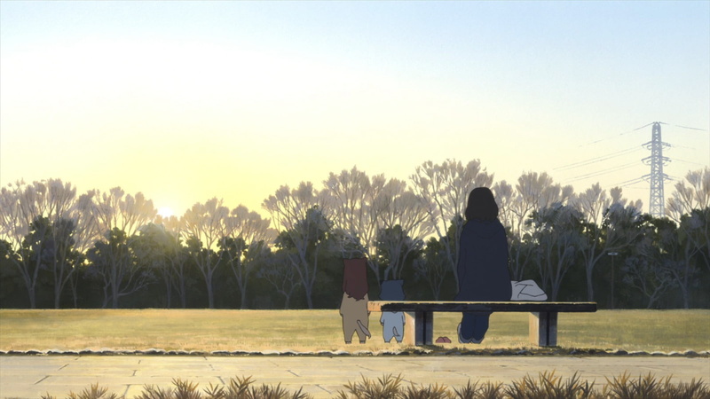 Anime, sitting, men, Movie, Yuki (Wolf Children), lifestyles, people, 720P, Wolf Children, plant, sunset, full length, togetherness, leisure activity