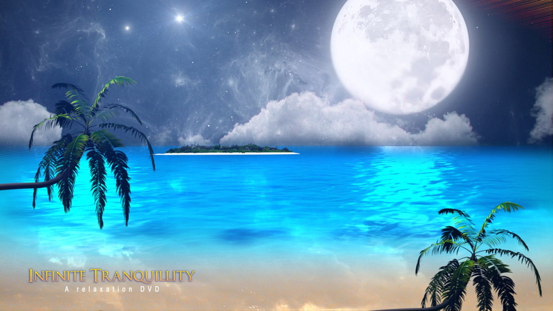 jpg, beach, plams, relaxing, art, full, moon relaxing, 1080P, beaches, nature, hd, moon