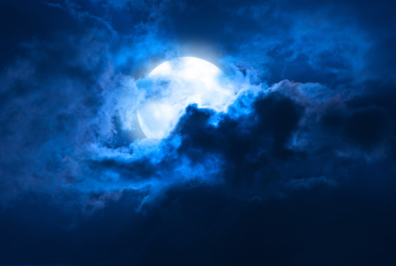 Full moon, 4K, 4K