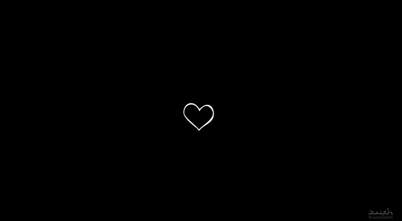 1080P, night, emotion, copy space, nature, love, illustration, moon, positive emotion, White, black background, little, heart shape, sky, Cute, scenics - nature