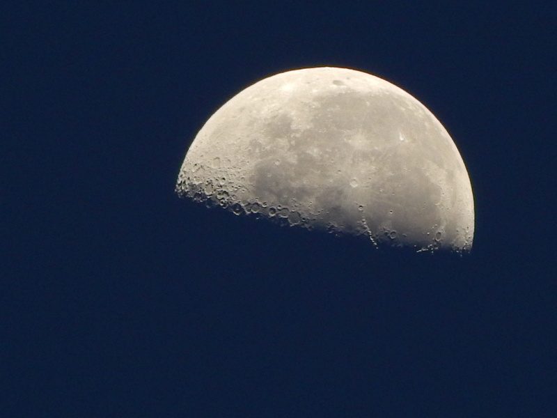 clear sky, science, astronomy, no people, sky, moon surface, half moon, Night, astrology, tranquility, Moon, space, Moonlight, space exploration, nature