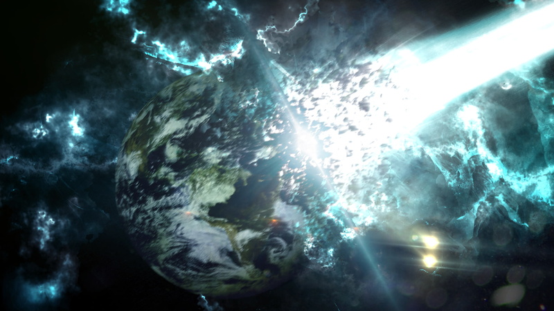 apocalyptic, animal themes, undersea, sky, sea, science fiction, outdoors, underwater, animal wildlife, adventure, 1080P, space art, one person, swimming