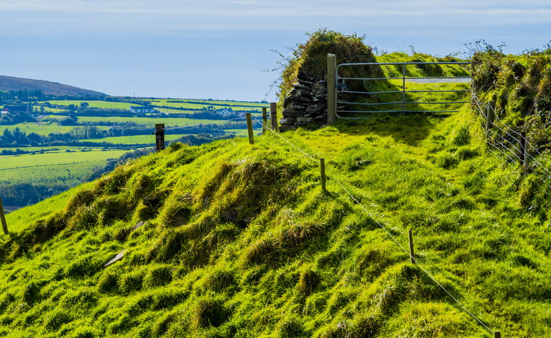 architecture, environment, landscape, growth, outdoors, scenics - nature, green, plant, built structure, tranquil scene, ireland, farm, non-urban scene