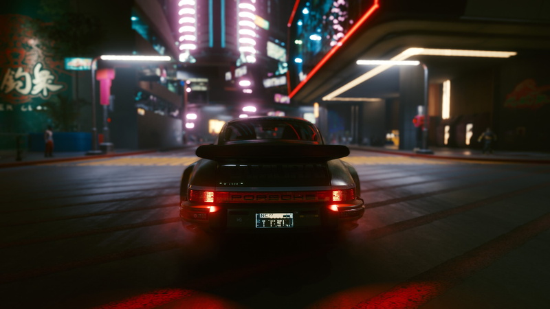 Cyberpunk 2077, game capture, cyberpunk, 2K, Porsche