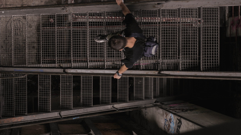 sport, industrial, young adult, day, human arm, vitality, man, coming, downstairs, handstand, agility, male, leisure activity, jumping, effort, men, 5K