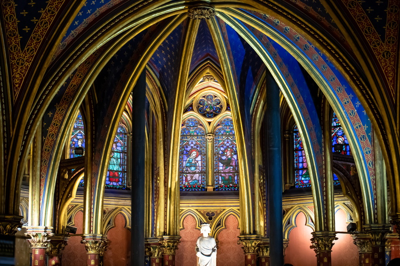 stained glass, royal, spirituality, built structure, real people, saint chapelle, religion, architecture, place of worship, belief, france, arch, crypt