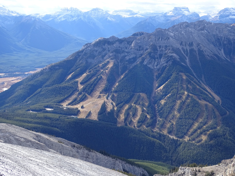 mountain peak, Ski Slopes, no people, geology, arid climate, ski, mountain range, nature, outdoors, tranquil scene, idyllic, scenics - nature, mount norquay