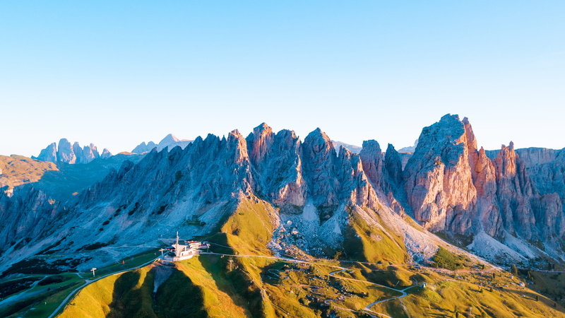 environment, beauty in nature, travel destinations, rocky, mountain ridge, sun, mountain peak, rock, no people, landscape, nature, solid, 4K, outdoors