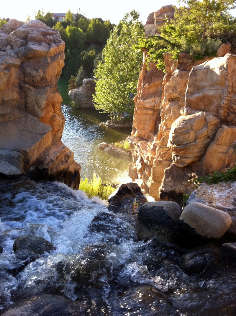 scenics, scenics - nature, waterfall, rock - Object, flowing, water, cascade, nature, rock, summer, plant, park, forest, stream, motion, river, scenic