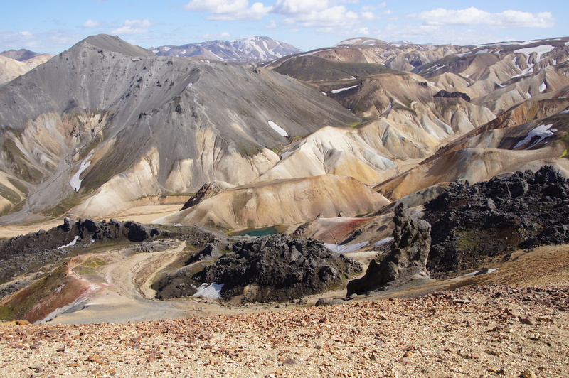 arid climate, day, non-urban scene, climate, sky, no people, color, physical geography, 4K, environment, geology, tranquility, rock, landmannalaugar, iceland