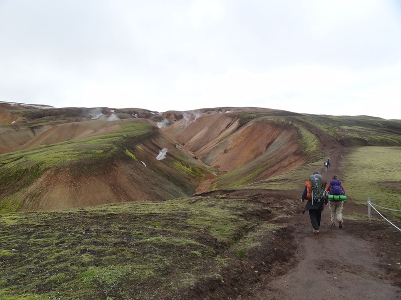 beauty in nature, Landmannalaugar, sport, environment, people, real people, lifestyles, scenics - nature, riding, hiking, 2K, outdoors, adults only, activity