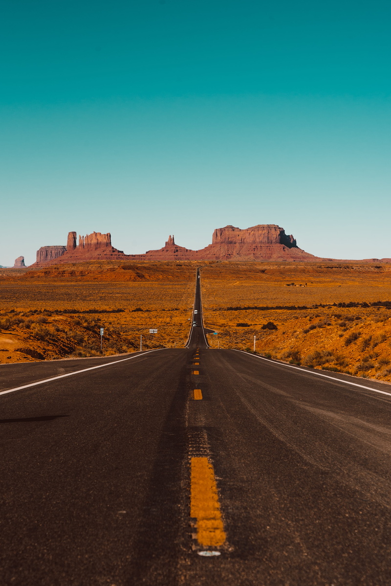 street, road, valley, clear sky, sky, arid climate, no people, deserted, day, tranquil scene, minimalism, travel, detail, wanderlust, roadtrip, background