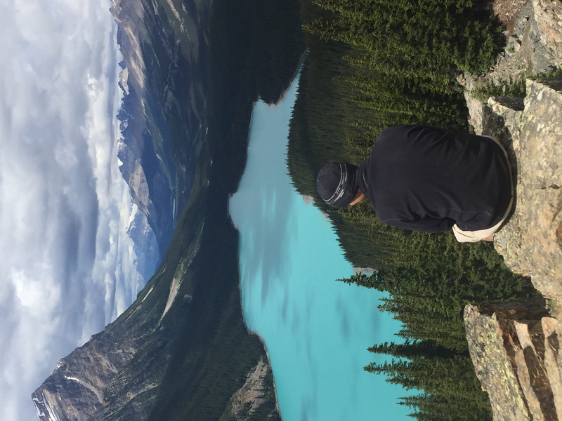 2K, tranquility, reflection, high angle view, alberta, day, banff, rock - object, water, canada, canadian rockies, peyto lake, rock, mountain, scenics - nature