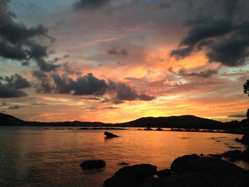 body, silhouette, rock, horizon, water, large, non-urban scene, dramatic sky, cloud - sky, solid, ibiza, air, scenics - nature, sunset, outdoors, nature