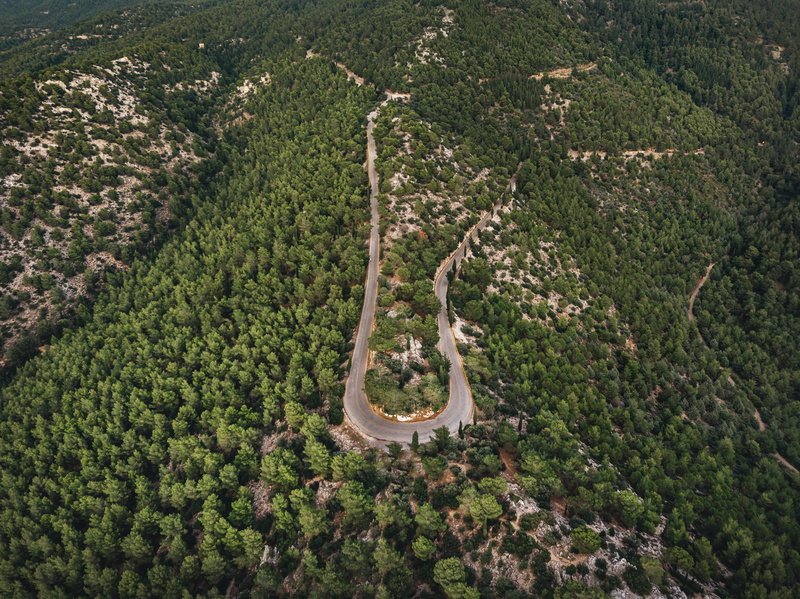 sky, aerial View, relax, tree, scenics, high Angle View, street, journey, good, wanderlust, nature, outdoors, forest, tourism, travel, curve, landscape