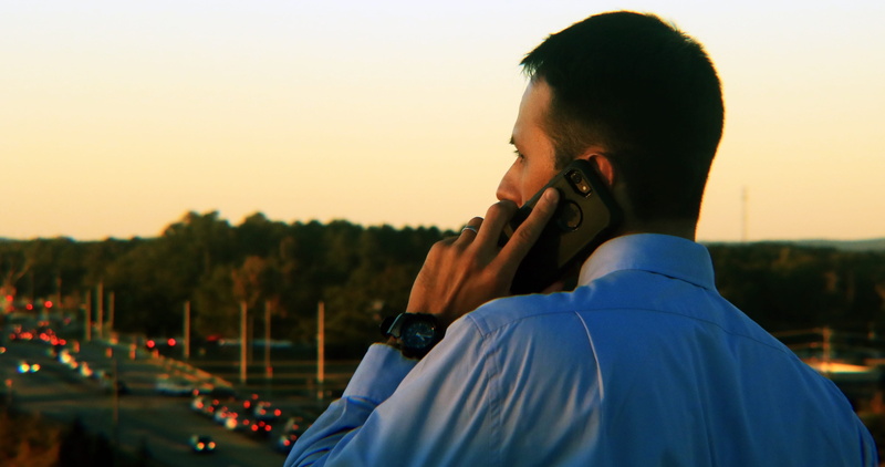 holding, telephone, businessman, 4K, one person, using phone, entrepreneur, portrait, male, men, occupation, sky, corporate, professional, outdoors, walkie-talkie