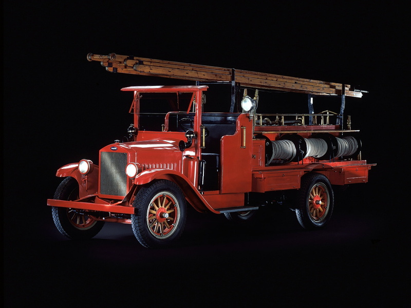 truck, retro, volvo, series 1, firetruck, 1928, 1080P