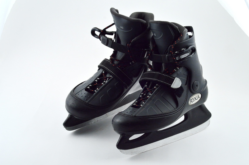 cut out, 5K, shoe, leather, still life, black color, black, personal accessory, pair, shadow, single object, gun, boot, close-up, flooring, sport, ice