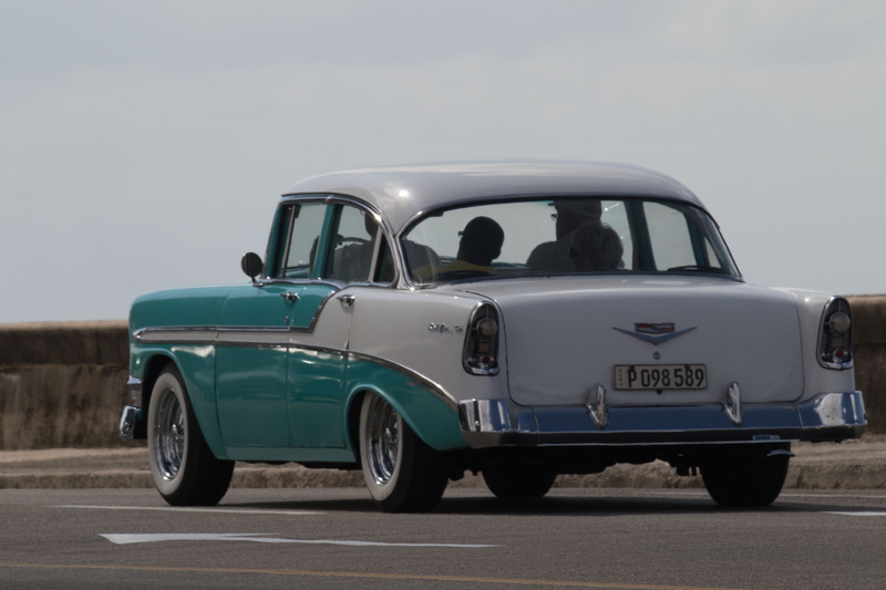 two-tone, sky, retro styled, mode of transportation, antique, malecon, car, road trip, no people, transportation, motor vehicle, vintage, land vehicle
