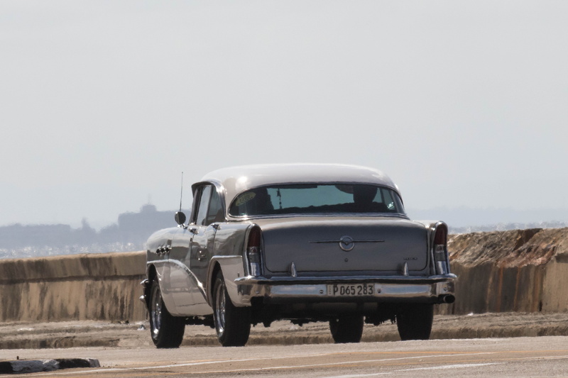field, clear sky, pick-up truck, no people, stationary, classic, daytime, sky, gray, land, grey, almendron, road, landscape, day, environment, malecon
