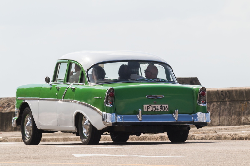 day, travel, car, vintage car, outdoors, retro styled, malecon, mode of transportation, cuba, copy space, road trip, classic, nature, no people, road, motor vehicle