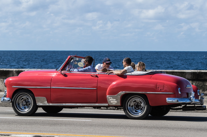 chevy, land vehicle, classic, motor vehicle, men, transportation, women, leisure activity, car, sitting, nature, sea, taxi, horizon, hotel riviera, transportation system