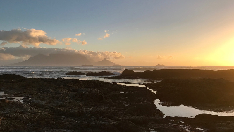 idyllic, land, outdoors, 4K, cape town, water, capetown, tranquility, beach, southafrica, beauty in nature, no people, solid, sky, cloud - sky, rocks