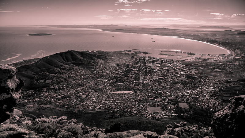 sea, south africa, cape town, bay, city, tourism, architecture, nature, scenics - nature, water, capetown, no people, land, port, tablemountain, 5K, southafrica