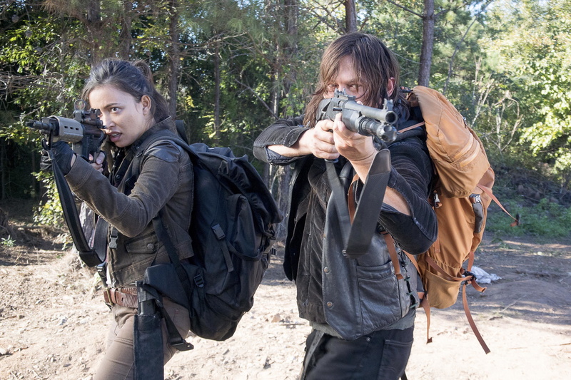 Rosita, Norman Reedus, Daryl, 2K, The Walking Dead, Christian Serratos
