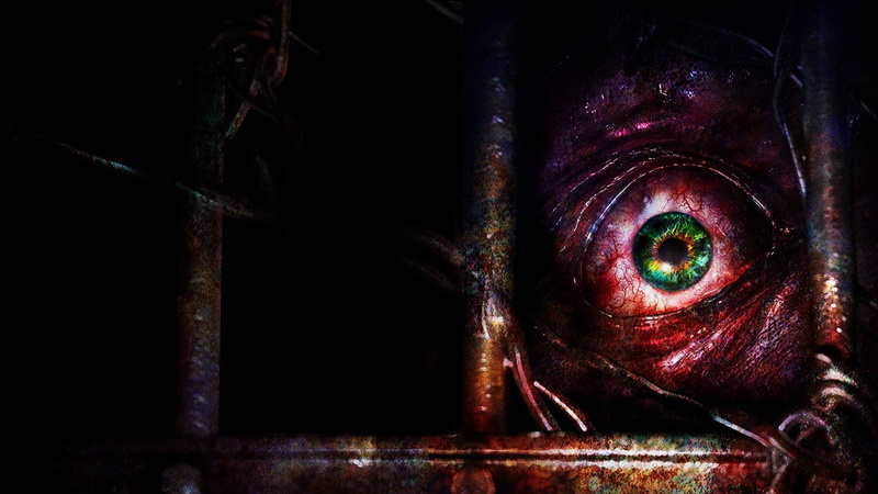 shock, spooky, human body part, body part, resident evil, red, human eye, black, aggression, horror, eye, portrait, fear, monster - fictional character