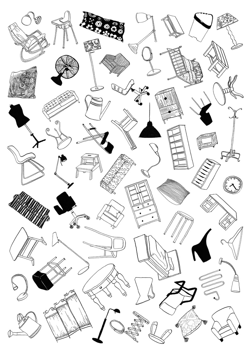 large group of objects, item, backgrounds, Decor, office, document, equipment, technology, business, Furniture, design, abundance, drawing, letter, Ikea